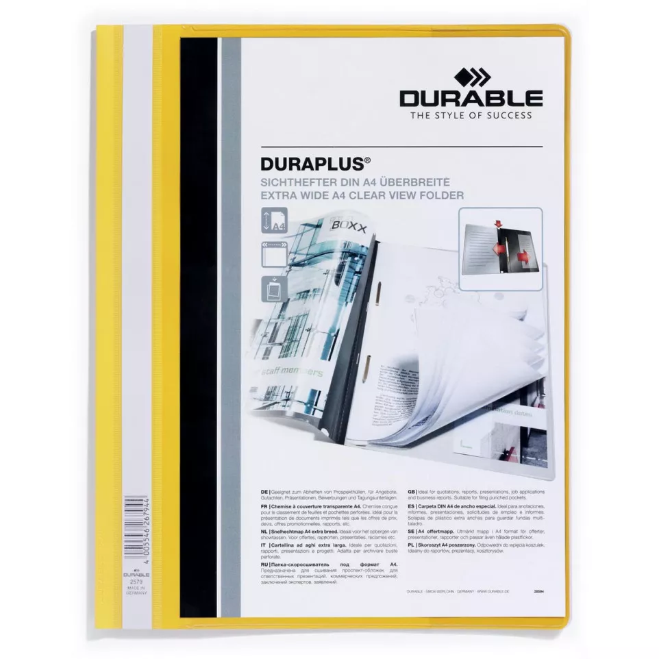 Durable Duraplus Yellow Quotation Folder