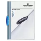 Durable SWINGCLIP A4 Blue Transparent Clip Folder