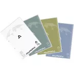 Aurora A4 Ruled Notebook 5x5 Grid with Margin 70gsm 100 Sheets