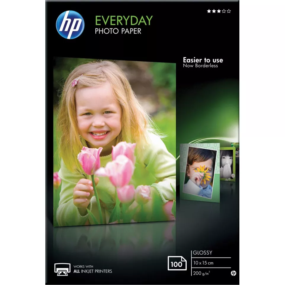 HP Everyday papier photo, ft 10 x 15...