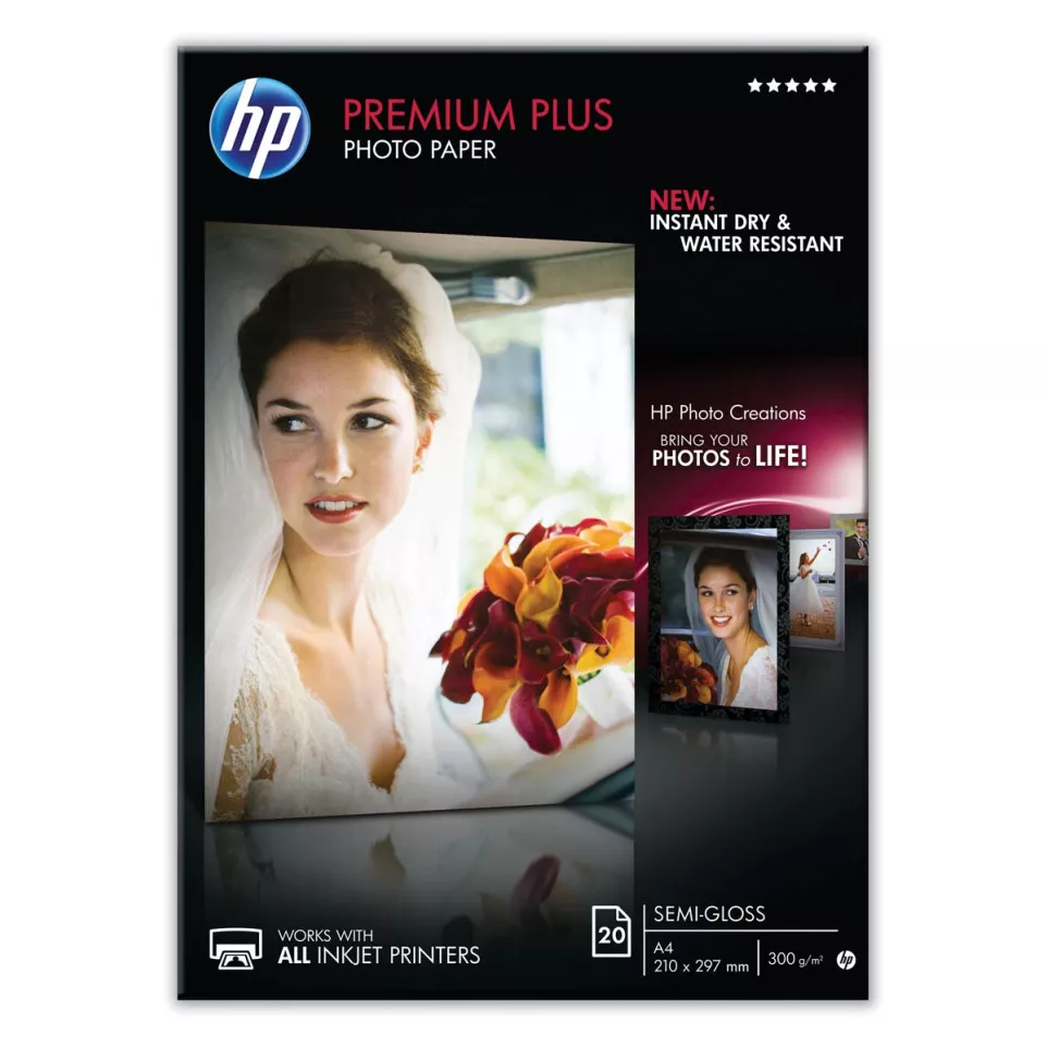 HP Premium Plus papier photo ft A4,...