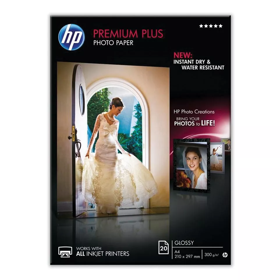 HP Premium Plus Glossy Photo Paper,...
