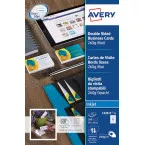 AVERY visitekaarten voor inkjet Quick&Clean  mat, 200 kaartjes, 260 g/m²
