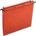 L'Oblique hangmappen voor laden AZO tussenafstand 330 mm (A4), V-bodem, oranje