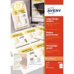 Avery Extra Large Name Badges 10.5 x 14.8 cm with Inserts Box of 50