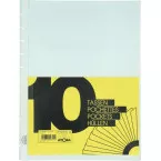 Atoma showtassen, transparant, voor A4+ schriften, set van 10 stuks