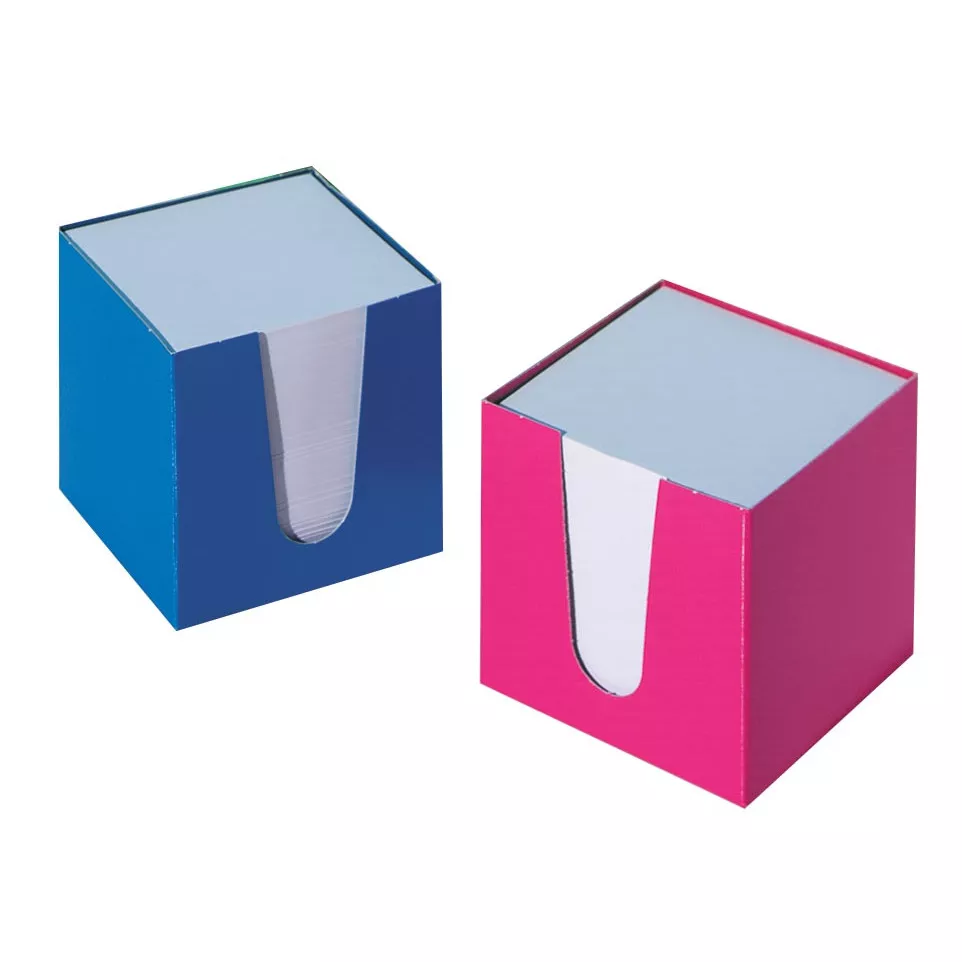 cube-mémo feuillets blancs