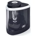 M+R electric desktop pencil sharpener, black