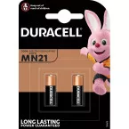 Duracell Specialty Alkaline MN21 Battery 12V Blister Pack of 2