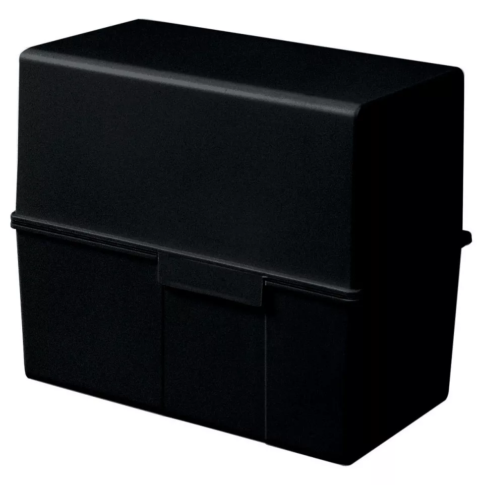 Han File Index Box, A6 Size, Black