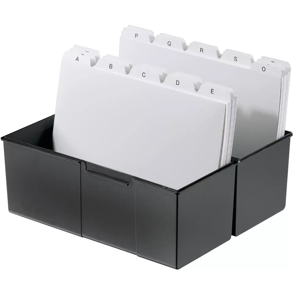 Han Plastic File, A5 Size, Black