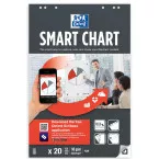 Oxford Smart Chart Flipchart Pad 65 x 98 cm Pack of 20 Sheets White