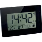 Orium by CEP Digital Radio-Controlled Wall Clock Stainless Steel 22.9 x 2.7 x 16.2 cm