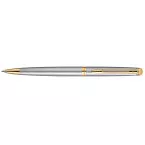 Waterman Hemisphere Ballpoint Pen, Stainless Steel with Gold Trim