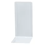 MAUL Metal Bookends Large 24x12x24 cm Set of 2 White