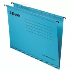 Esselte Classic Hanging File Folders for Drawers, 330 mm Center-to-Center, Blue, Box of 25