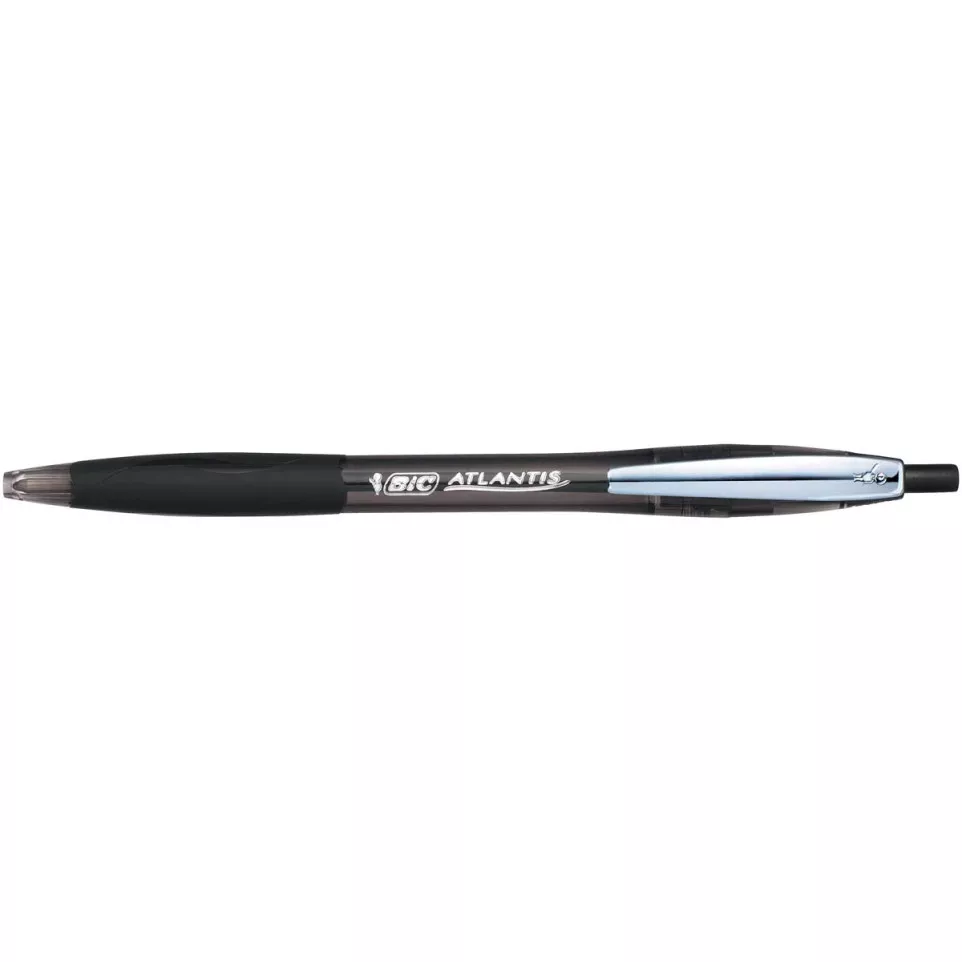 Bic stylo bille Atlantis Soft 1 mm, noir