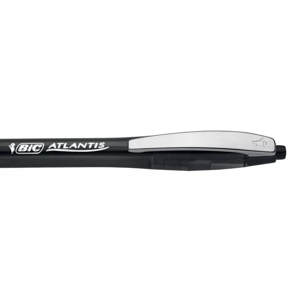 Bic stylo bille Atlantis Soft 1 mm, noir