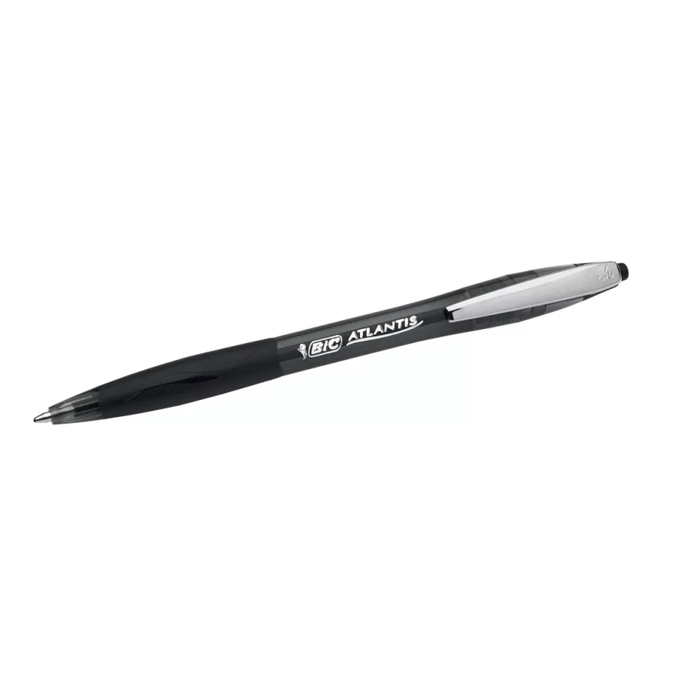 Bic stylo bille Atlantis Soft 1 mm, noir