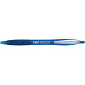 Bic stylo bille Atlantis Soft, pointe 1 mm, bleu