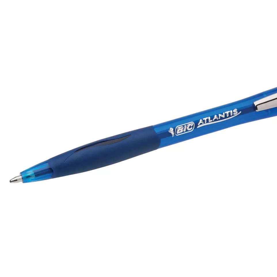Bic balpen Atlantis Soft 1 mm, blauw