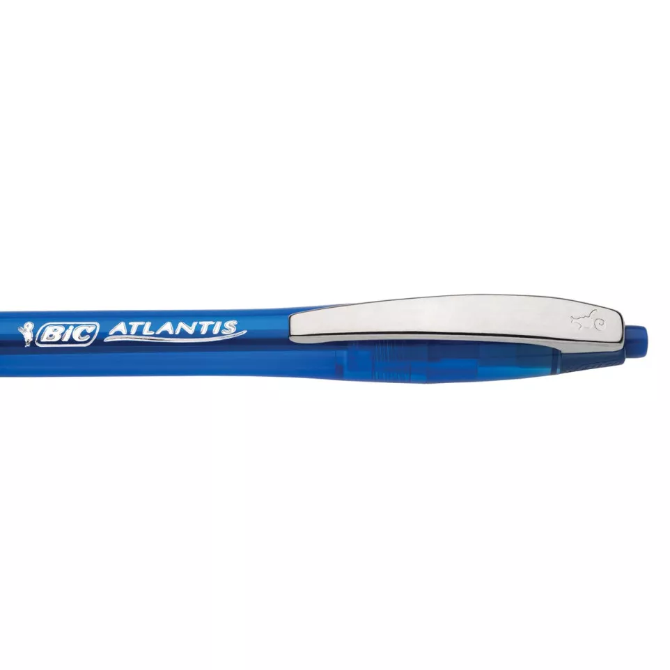 Bic balpen Atlantis Soft 1 mm, blauw