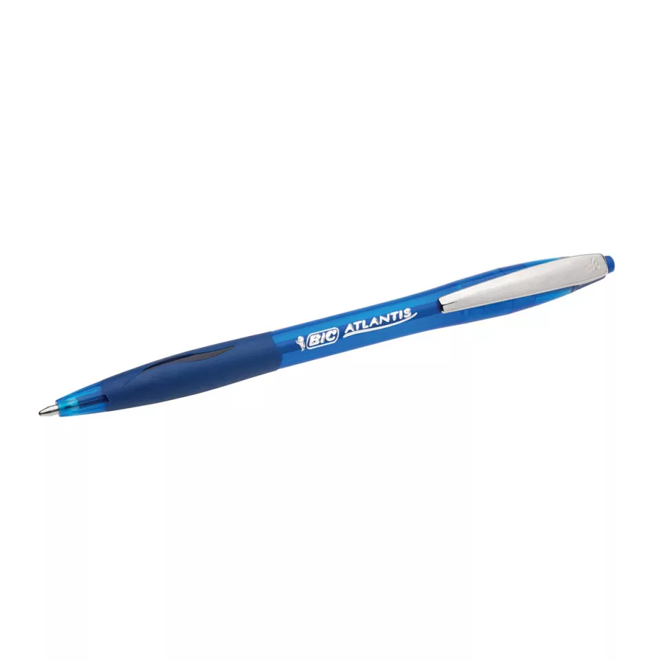 Bic balpen Atlantis Soft 1 mm, blauw