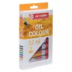Talens Art Creation peinture à l'huile tube de 12 ml, set de 8 tubes en couleurs assorties