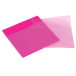 Pergamy Transparent Notes, 76 x 76 mm, 50 Sheets, Pink