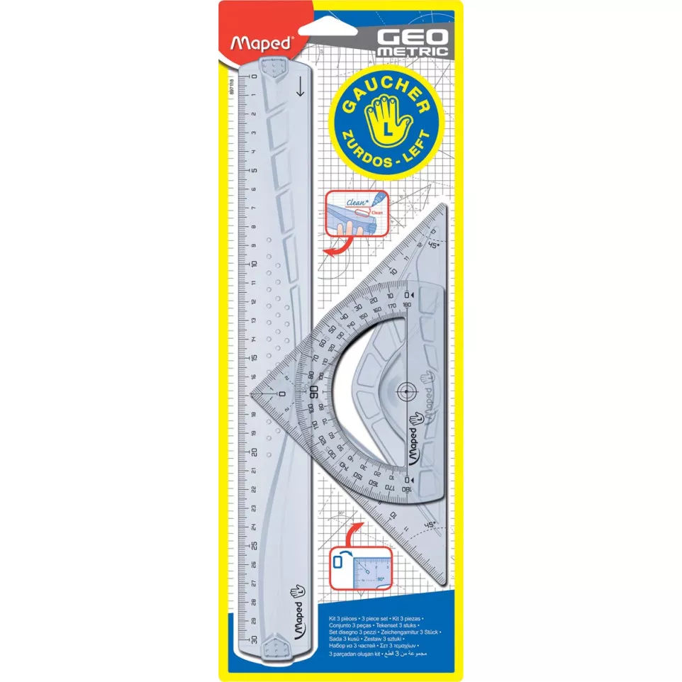 Maped Left-Handed Geometric Drawing Kit