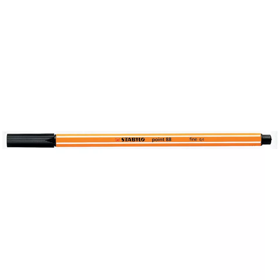 STABILO point 88 fineliner, zwart
