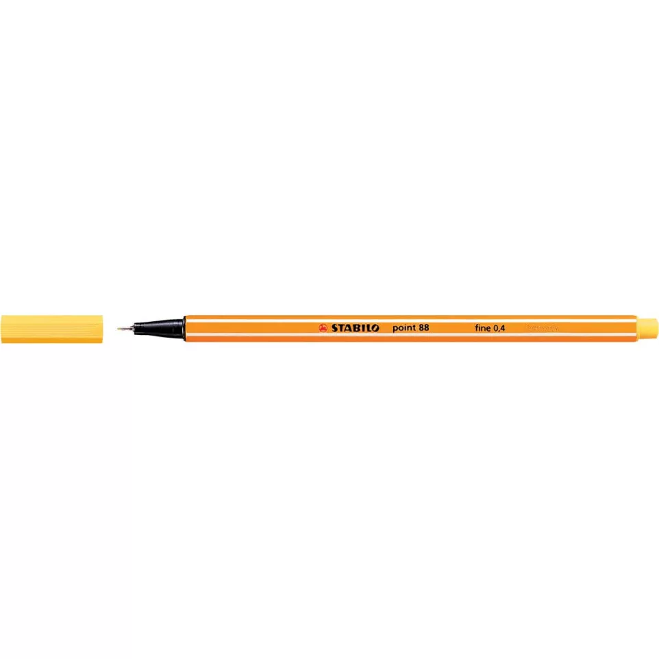 STABILO point 88 fineliner, geel