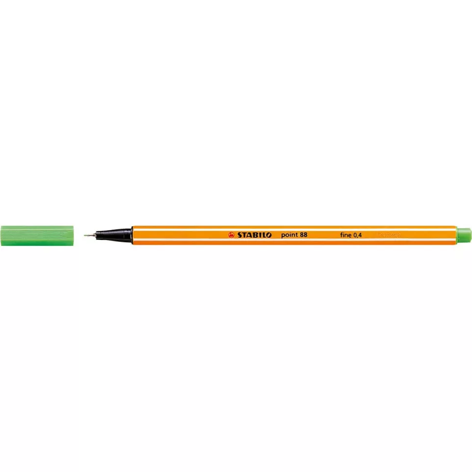 STABILO point 88 fineliner, lichtgroen