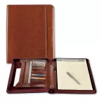 Brepols Palermo Luxury Conference Folder Brown