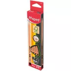 Maped Black Peps B Graphite Pencil without Eraser