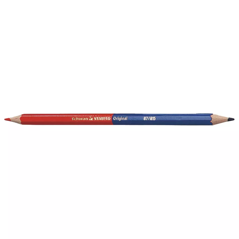 STABILO Original rouge/bleu crayon