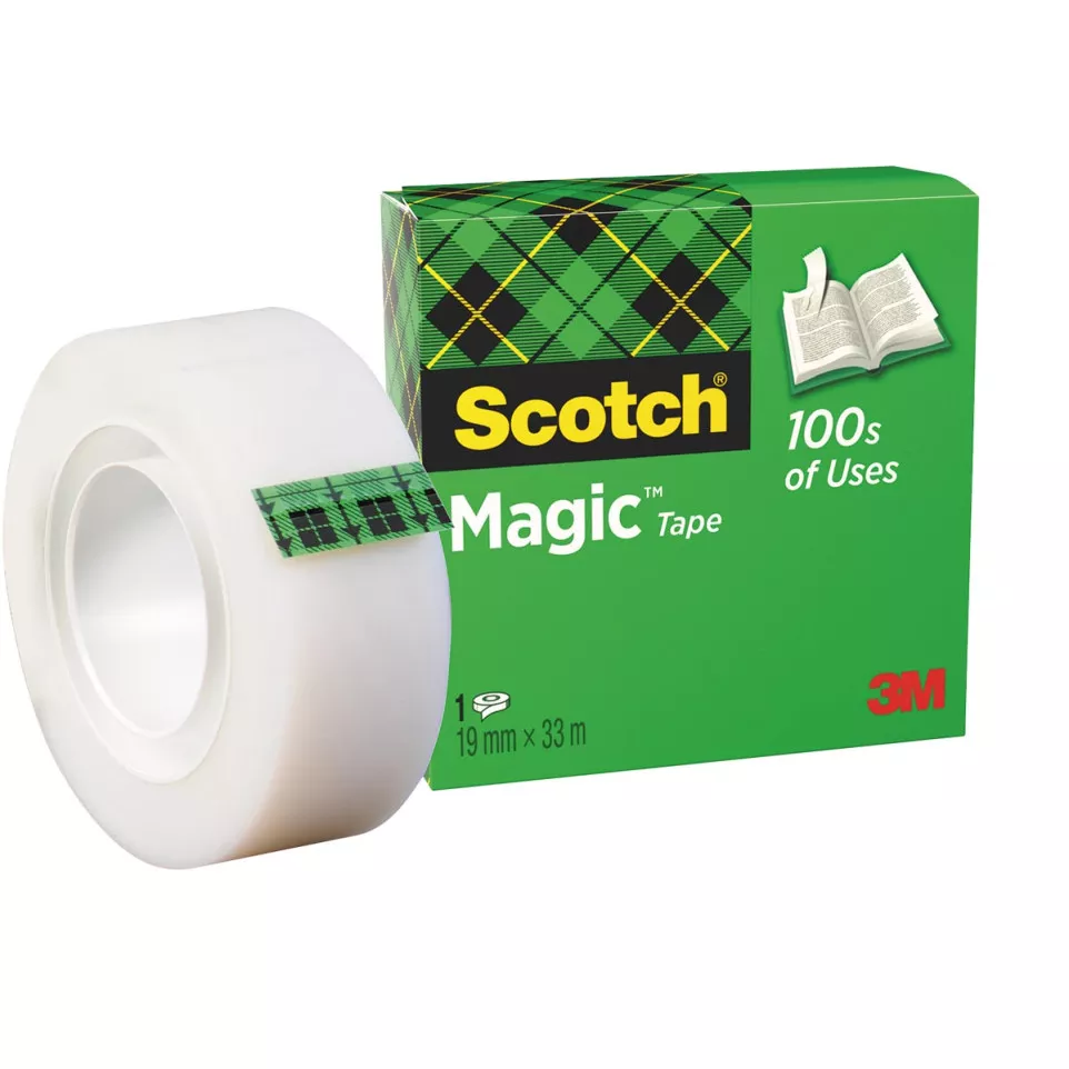 Scotch plakband Magic Tape ft 19 mm x...