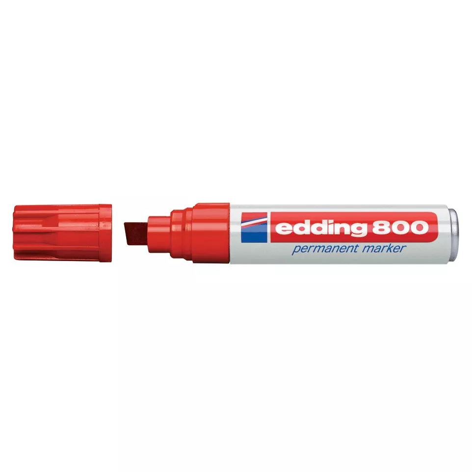 Edding 800 Red Permanent Marker