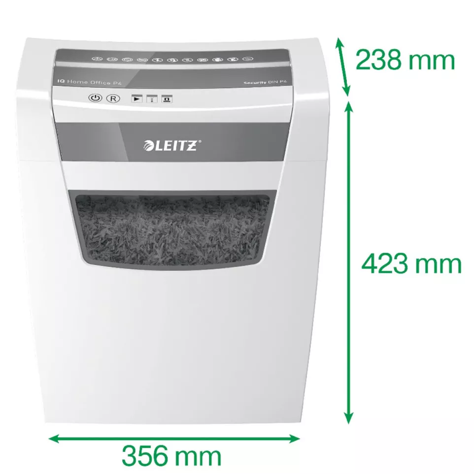 Leitz IQ Home Office Paper Shredder P4