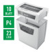 Leitz IQ Home Office Paper Shredder P4