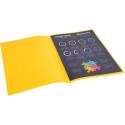Exacompta chemise de classement Rock's 80, ft 22 x 31 cm, paquet de 100, jaune