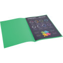 Exacompta chemise de classement Rock's 80, ft 22 x 31 cm, paquet de 100, vert