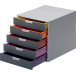 Durable bloc à tiroirs Varicolor 5 tiroirs