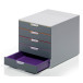 Durable bloc à tiroirs Varicolor 5 tiroirs