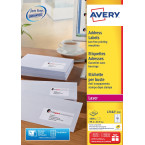 Avery L7162, Etiquettes...