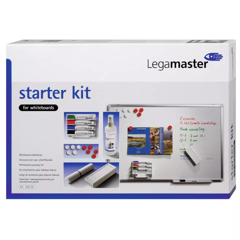 Legamaster whiteboard kit in box