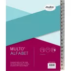 Multo plastic dividers for A5, 17 holes, assorted colors
