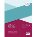 Multo tabbladen voor ft A4, uit PP, set A-Z