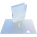 Alpha ringmap, voor ft A4, uit PP, 2 ringen van 25 mm, transparant wit