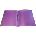 Alpha classeur à anneaux, pour ft A4, en PP, 2 anneaux de 16 mm, violet tranparent